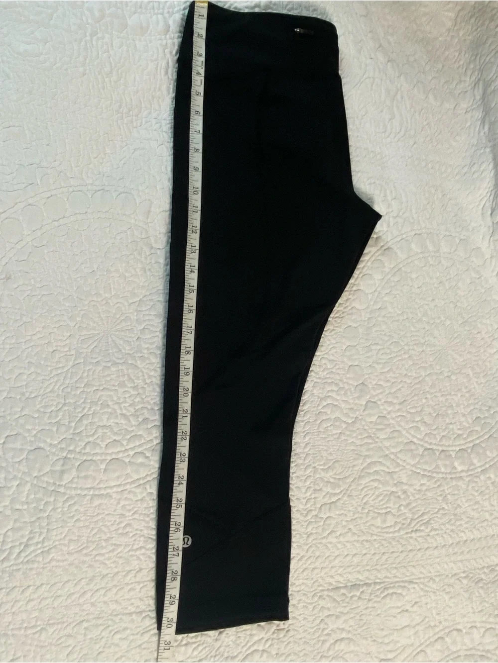 Lululemon Pace Rival Black Cropped 22”Leggings - Size 12 - New with tags